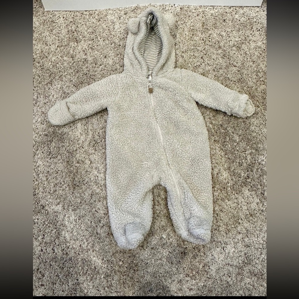 Carters 3 Month fleece snow suit
